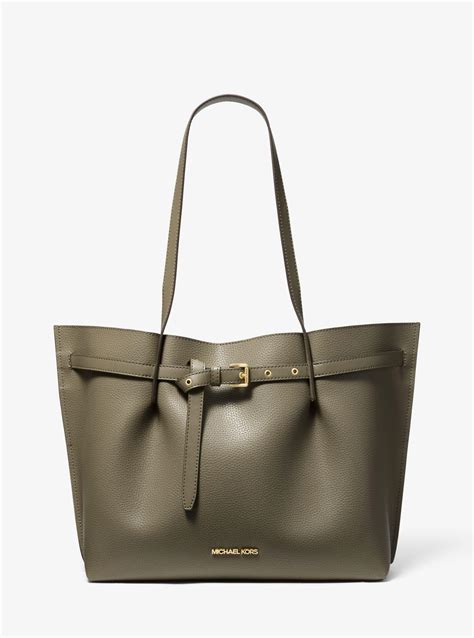 emilia large tote michael kors|emilia large pebbled leather satchel.